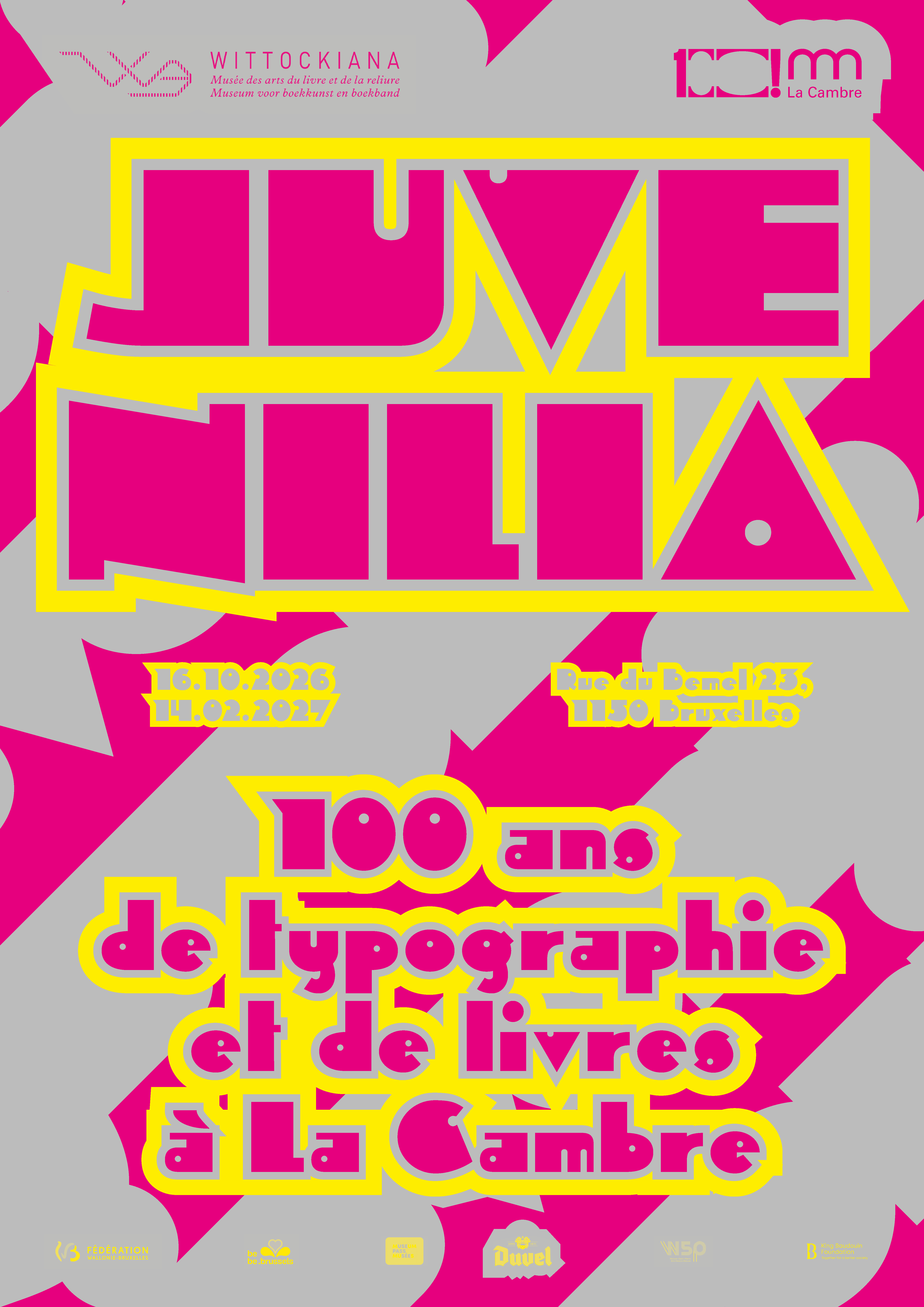 Juvenilia. 100 ans de typographie et de livres à La Cambre 